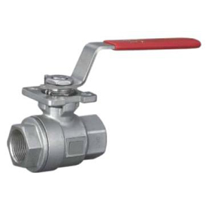 2PC Screwed Ball Valve, ASTM A216 WCB, 1000 WOG, NPT