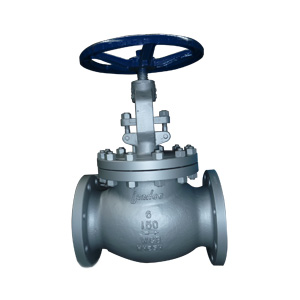 ASTM A216 WCB Globe Valve, Monel Trim, 150 LB, RF, 8 In 