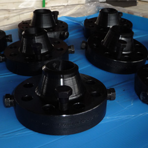 Black Weld Neck Orifice Flange, 300#, 2 Inch, SCH 80
