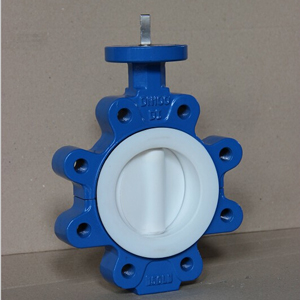 DI Lug Butterfly Valve, DN100, 150 LB, PTFE Seat