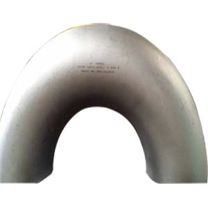 Long Radius Elbow, 180D, ASTM A403 WP321, 4 Inch