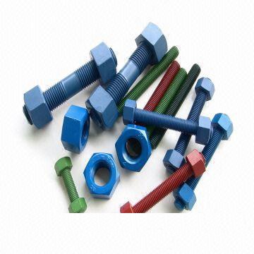 Xylan Fluoropolymer Coated Stud Bolts and Nuts